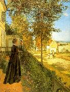 Camille Pissaro Louveciennes : The Road to Versailles France oil painting reproduction